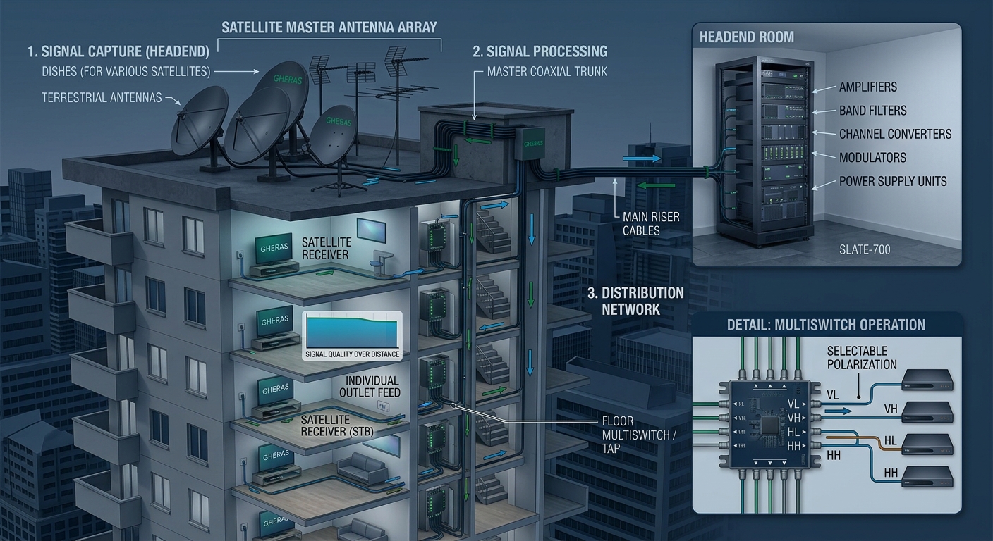 Auditorium with integrated sound reinforcement